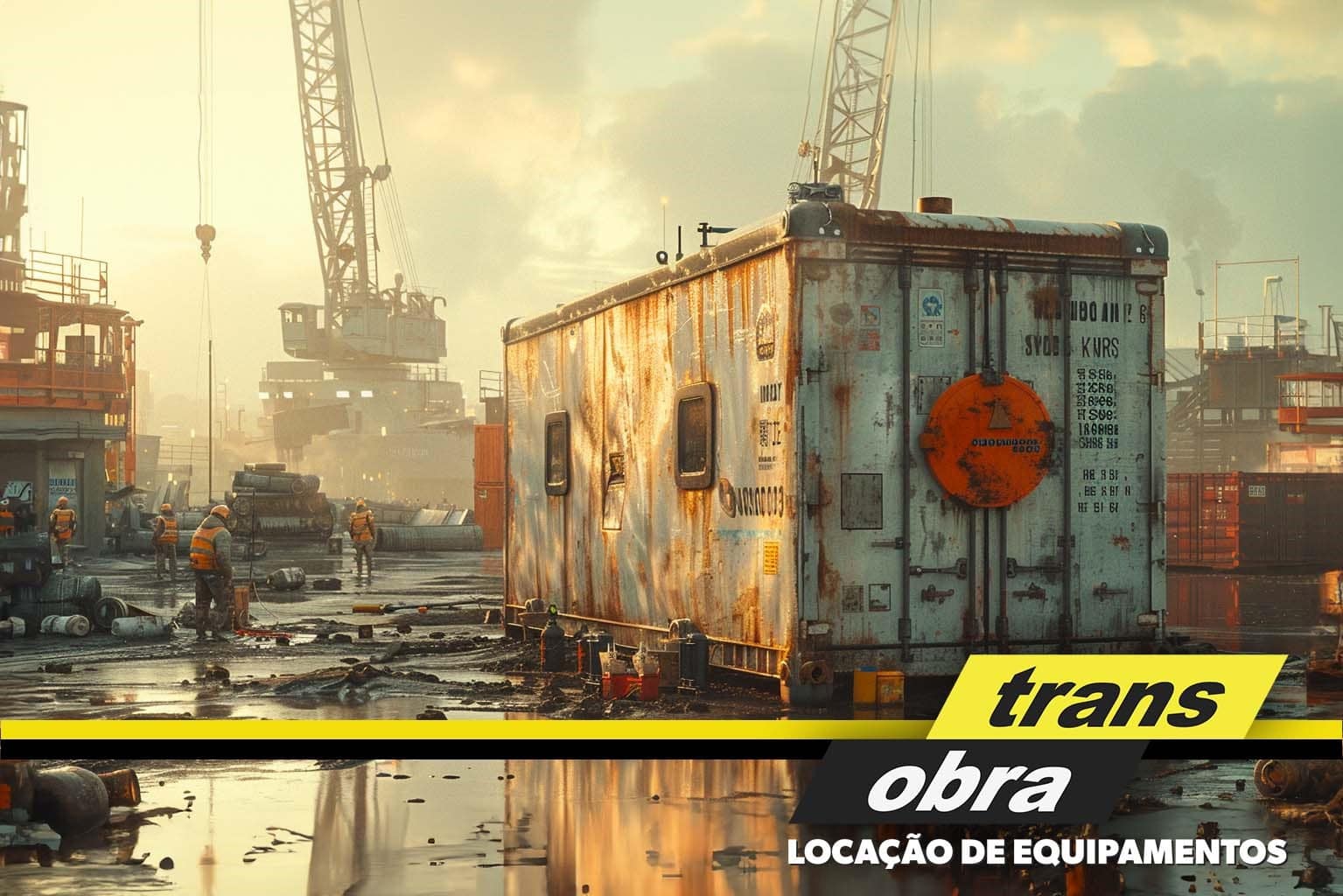 o que container de obra