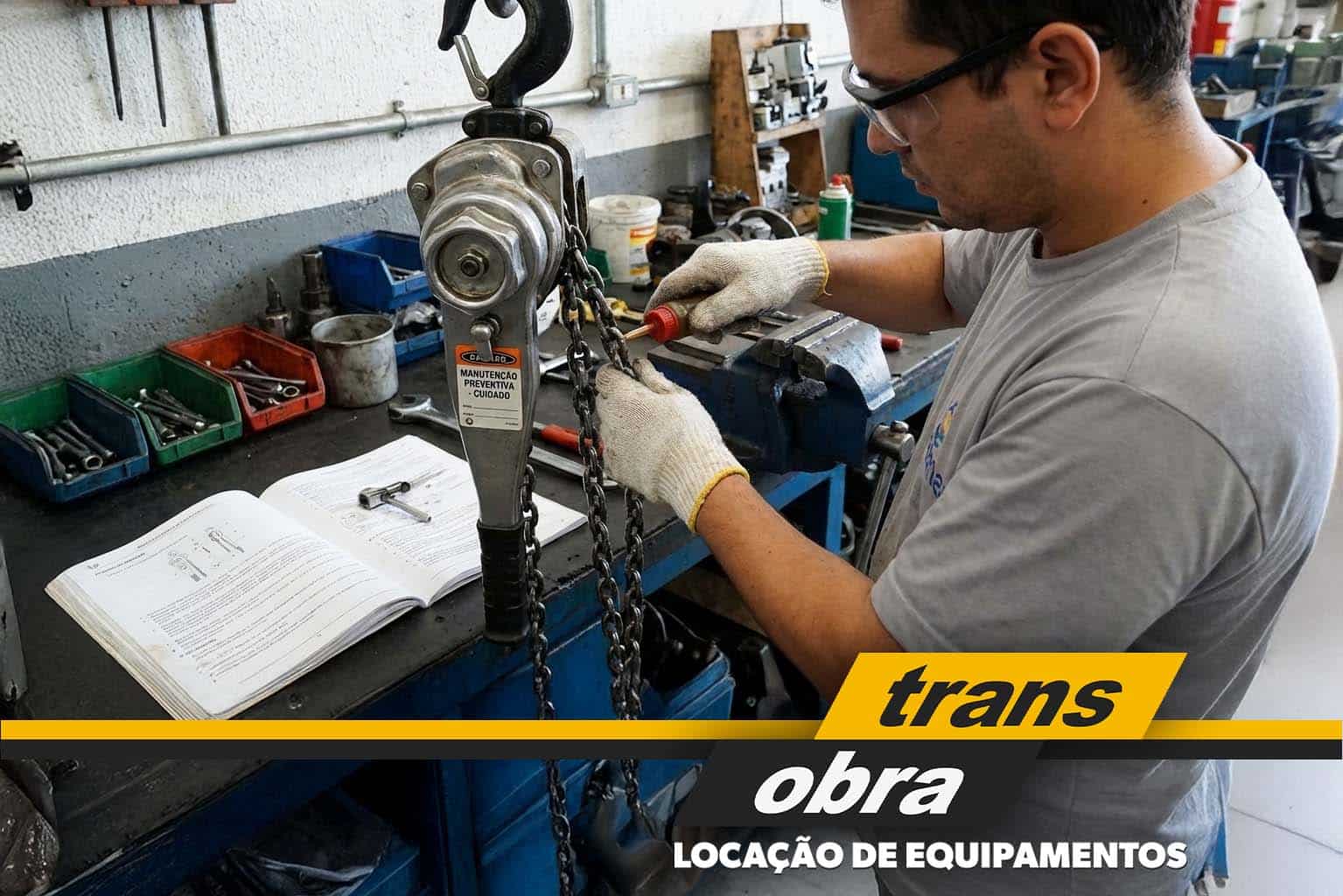 Manutencao de Talha de Catraca Cuidados para Uso Seguro