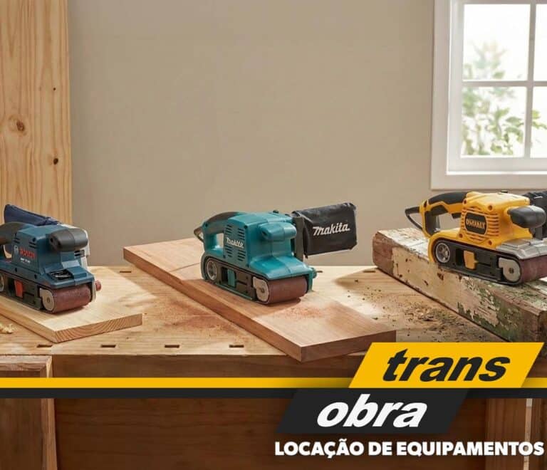 Potencia da Lixadeira de Cinta Qual a Ideal para Cada Uso