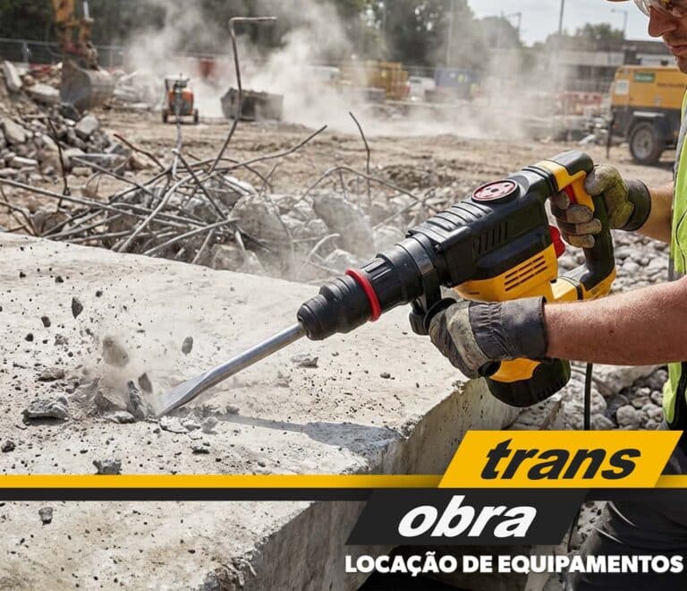 Qual o nome da máquina que quebra concreto? Principais opções